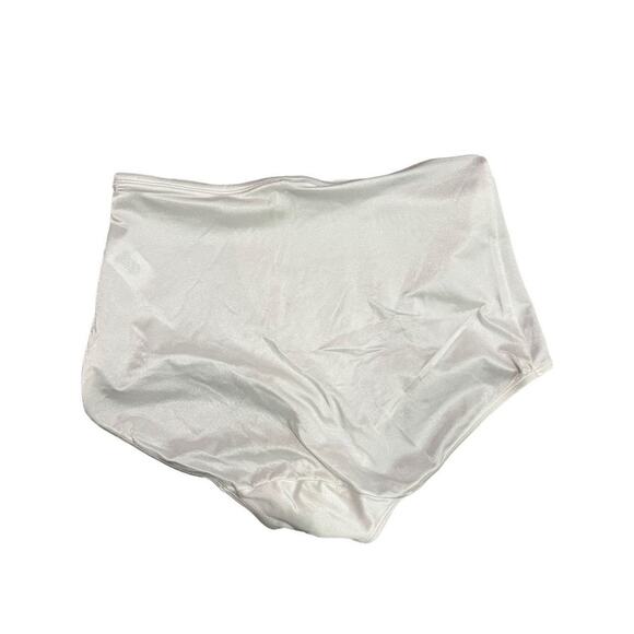 Vintage Sears Shiny White Granny Panty Style 49600 3XL Set of 3 - Picture 7 of 10